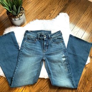 American Eagle Hi-Rise Artist Flare Jeans NWOT